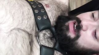 Steve Sommers and Bearsilien eating hairy ass in swing