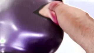 Beautiful girl drenched in jizz after passing a trio