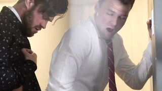 Magnetic lust huge cock pastor pounds on stairwell