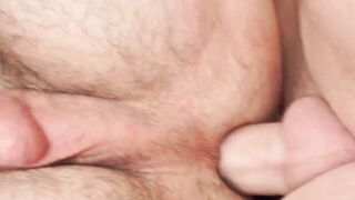 Blowjob and anal teasing leads to wild bareback pounding