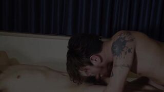 Japanese hunk nailed profound by a twink in the wake of sucking him