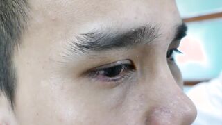 Asian patient gets drilled bareback by his mature doc