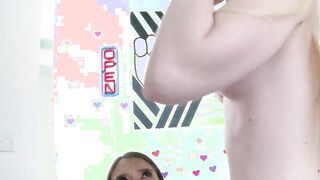 SWALLOWED Sloppy double blowjob from Emma and Izzy