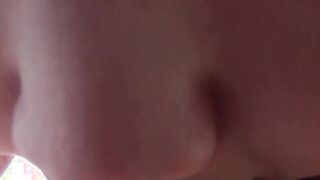 Cock riding Japanese babe filmed in homemade POV