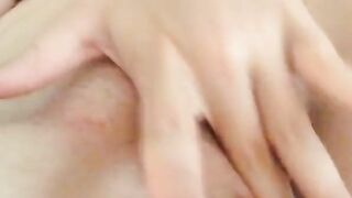 Amazing Babe with big tits masturbating her wet pussy