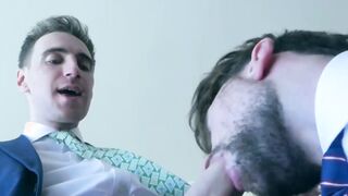 elegant Following blowjobs Drew Dixon and Kayden Gray get analfuck