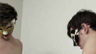An imaginary threesome fuck fest is had by three hot twins