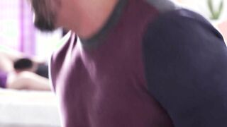Alpha Wolfe and Dillon Diaz pounds on sexy Victoria Voxxx