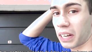 For the first time a straight Latino gets his behind bare