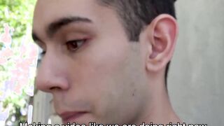 For the first time a straight Latino gets his behind bare