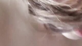 Young Japanese vixen sucking cock and POV cumshot