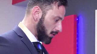 Robbie Rojos sexy ass was severely raped by a smartly dressed