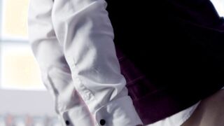 Sacred sexual punishment for horny teen sinner in church