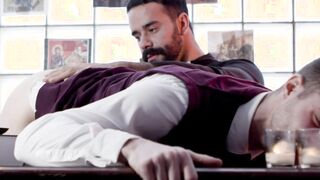 Sacred sexual punishment for horny teen sinner in church