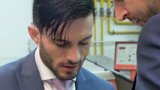 Classy man has his dick slobbered on before being bent over