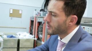 Classy man has his dick slobbered on before being bent over