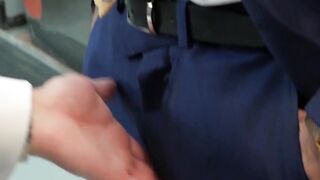 Classy man has his dick slobbered on before being bent over