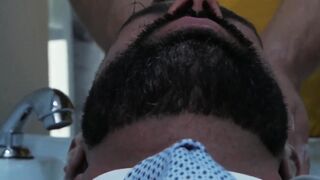 Suit and tie man comes for massage but ends up analrailed