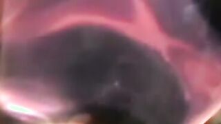 Inflatable asshole filled up with amateur cock solo