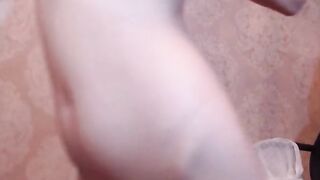 Slim Babe with perfect tits masturbates
