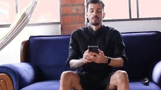 Latinas broken moped leads to random dick