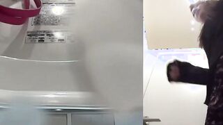 Japanese angel shot pissing with voyeur cam