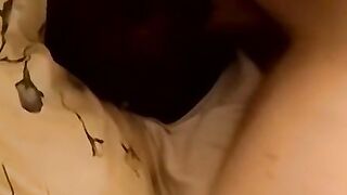 Nasty black thug spreads his legs and gets his ass smashed