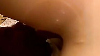 Nasty black thug spreads his legs and gets his ass smashed