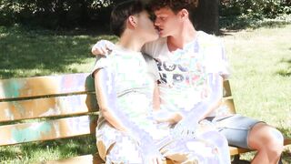 Hot twink boyfriends Danny Clay and Marcus Santos make love