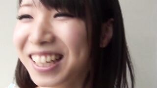 Superb Asian temptress swallows plastic dick POV
