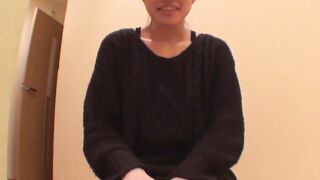 Japanese babe shows off legs and ass while farting