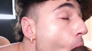 Huge dick BBC Cutler X wets his buddys ass just enough to easily slides his cock into