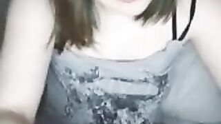 Petite 18yo Babe fingers her pussy and squirts