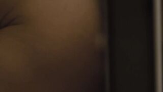 Throatfucking in the small window of the confession room