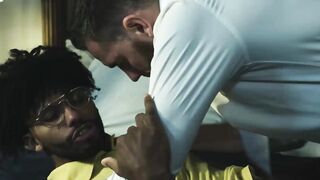 Hot gay Carter Wood and Tony Genius doggystyle fucked after blowjob