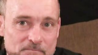Rough stud strokes his dick solo and explodes with hot cum