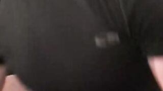 Rough stud strokes his dick solo and explodes with hot cum