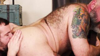 Tattooed bears rimming and fingering each other hardcore Hoe 2