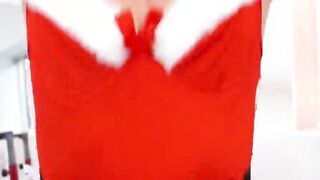Oral workout during Holidays with busty blonde Kay