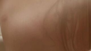 Demi Fray a young brunette beauty is slowmotion pussyteasing