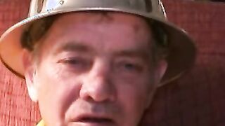 Mature amateur teases with his dick before solo masturbation