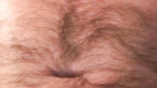 Mature amateur teases with his dick before solo masturbation