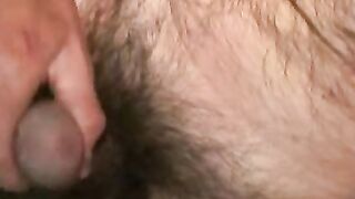 Mature amateur teases with his dick before solo masturbation