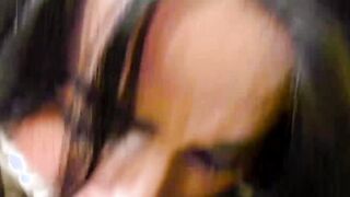 Euro amateur babe sucking big cock after intense fingering