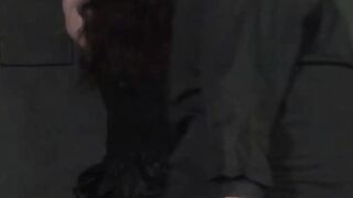 Slutty chic enjoys rough BDSM spanking and heavy bondage