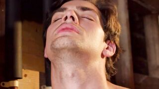 Bareback drilling with two buff jocks who just love anal