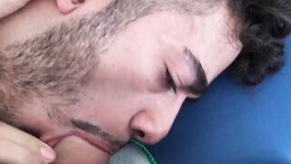 Straight Latin got paid for sucking dick and bareback in POV