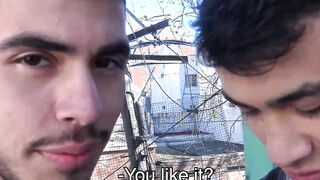 Two Latinos who are not gay offered to pay for bareback fucking