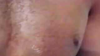 After pounding with bare backs vintage black studs cum hard