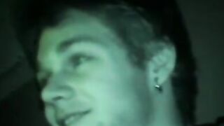Amateur filmed while jacking off in the middle of the night